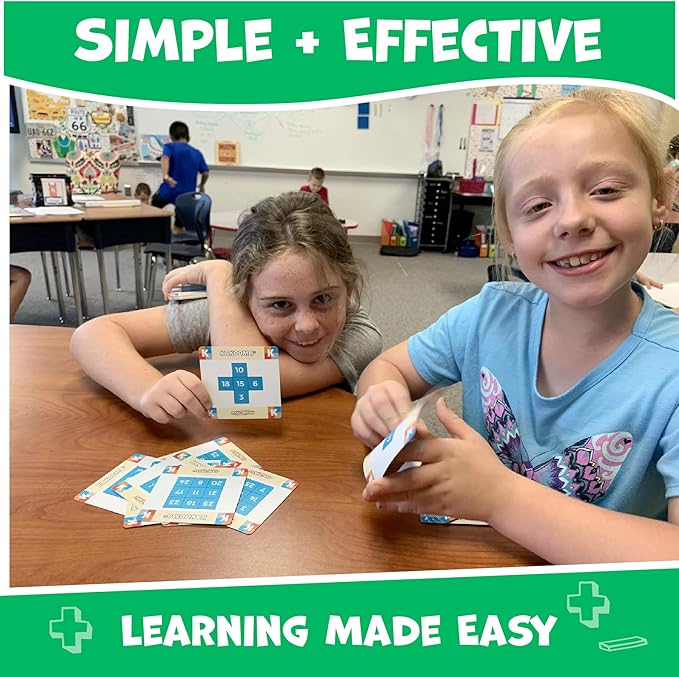 Kakooma JR PowerPack Math Games (Grades K-2) – Set of 3 Fun & Educational Card Games – Perfect for Home Learning, Fact Fluency & Enrichment