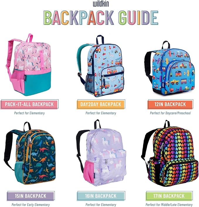 Wildkin ECO rPET Kids Backpack – Recycled, Padded, Adjustable for School & Travel – Jurassic Dinosaurs