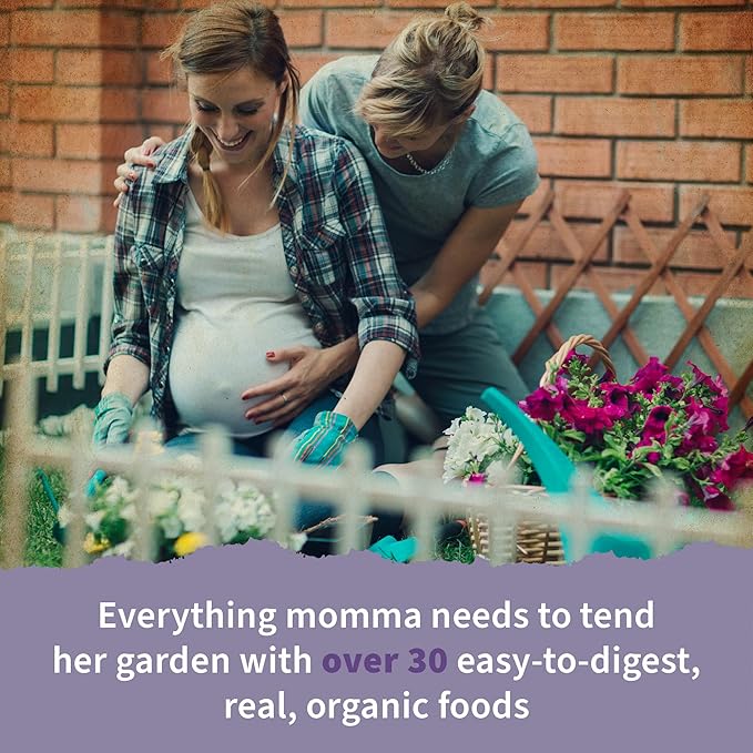 Garden of Life Organics Women’s Prenatal Multivitamin with Vitamin D3, B6, B12, C & Iron, Folate for Energy & Healthy Fetal Development – Organic, Non-GMO, Gluten-Free, Vegan, 90 Day Supply