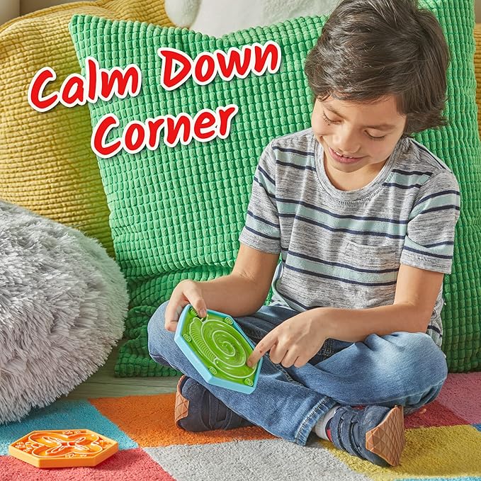 hand2mind Mindful Maze Garden Pack, Tactile Sensory Toys for Toddlers, Anxiety Relief Items, Calm Down Corner Supplies, Emotional Regulation Tools for Kids, Play Therapy Toys, Mindfulness Gifts
