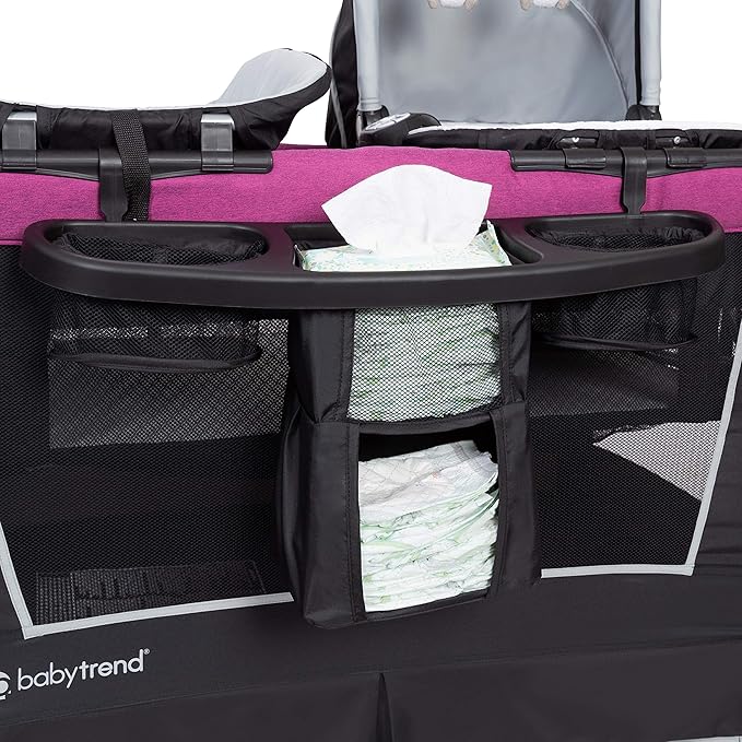 Baby Trend Retreat Nursery Center® Playard, Mulberry