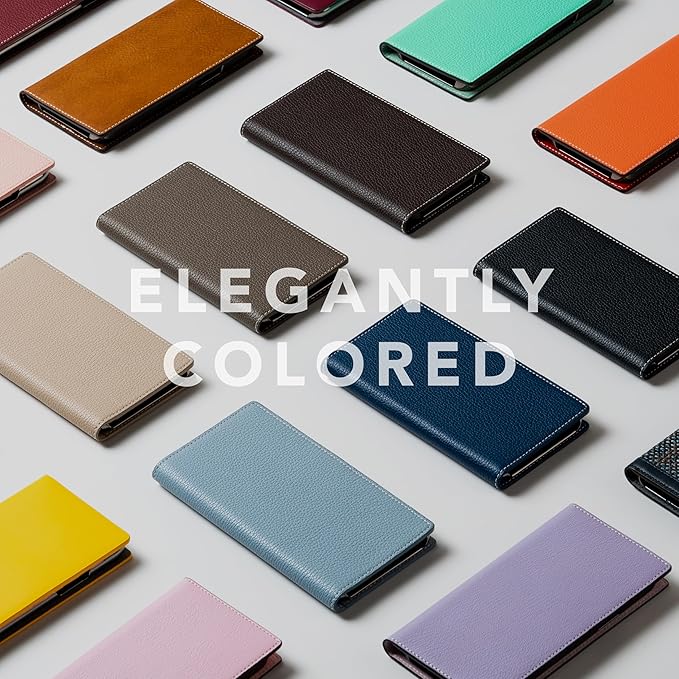 D8 Full Grain Leather Wallet Case for iPhone 15 Plus - [2-in-1] Handcrafted Detachable Diary Style with Magnetic MagSafe Back Cover, Gift Box Included (Navy Blue)