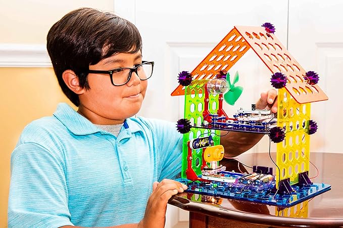 Snap Circuits Elenco My Home Electronics Building Kit for Kids Ages 8 and Up