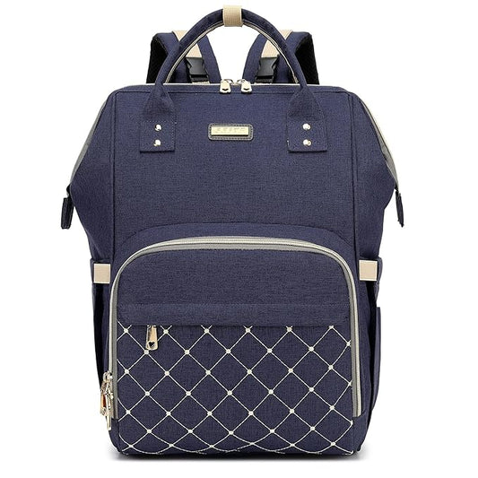 Diaper Bag Backpack, Diaper Bags for Baby Girls Boys, Baby Bags for Moms Dads, Nappy Changing Bag with Insulated Pockets,Multi-functional Waterproof Backpack with Stroller straps-Blue