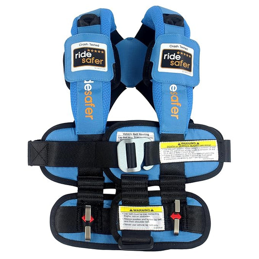 Extra Large Blue, Lightweight, Compact, Portable Car Seat - Perfect for Travel and Everyday Child Safety